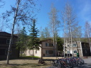 lodge with bicycles